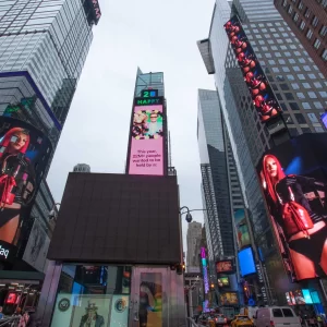 Elevate Your Brand with Midtown Financial Time Square Digital Billboard in Manhattan NYC