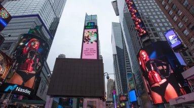Elevate Your Brand with Midtown Financial Time Square Digital Billboard in Manhattan NYC