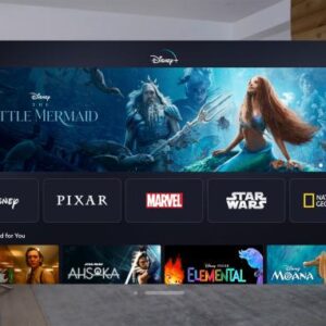 Disney+ on the Apple Vision Pro