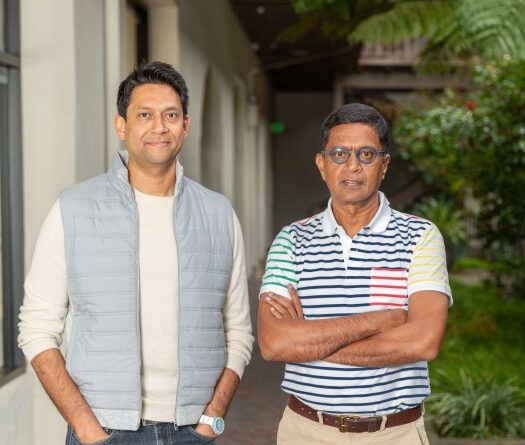 Brevian founders Vinay Wagh (l.) and Ram Swaminathan (r.).