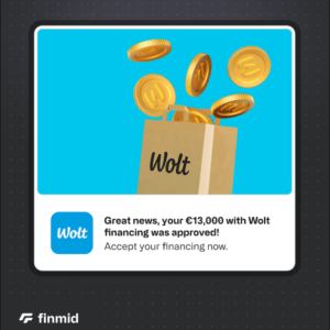 finmid financing offer - Wolt